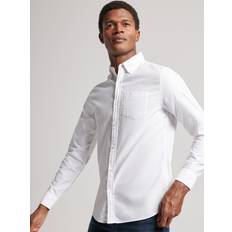 Superdry Camisas Superdry Camisa Algodín Manga Estilo Oxford - Blanco-01C