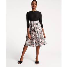 Frances Valentine Barbara Midi Skirt Poppy Party