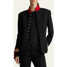 Ralph Lauren Women Outerwear Ralph Lauren The Officer's Jacket, Black BLACK