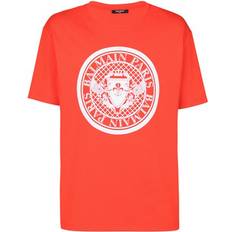 Balmain T-skjorter Balmain Coin T-shirt red