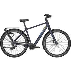 Blåa El-stadscyklar Bergamont E-Vitess Sport Gent shiny stellar blue 64 2023 2023 Herrcykel