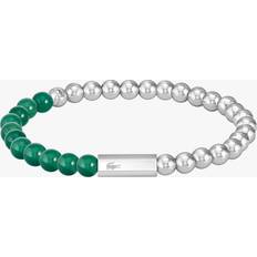 Lacoste Scottie Bracelet Silver And Green