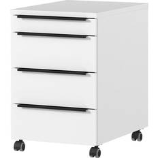 Schwarz Lagerschränke Germania Milan White Lagerschrank 42x63cm