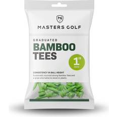 Green Golf Accessories Masters Bamboo Graduated Tees 1'' bag