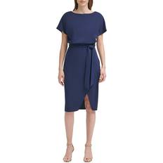 Men Dresses Kensie Women's Dolman-Sleeve Blouson Dress Navy