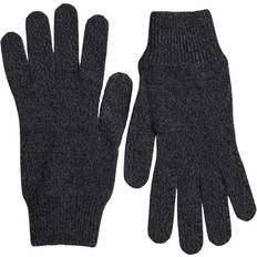 Wool Gloves & Mittens Dolce & Gabbana Gray Virgin Wool Knit Hands Mitten Men Gloves