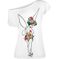 Peter Pan Disney T-shirt Tingeling Flower Power för Dam vit