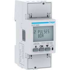 Hager Elmätare Hager Energimätare ECP180D 1-fas 80A Direkt Puls