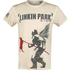 Linkin Park T-shirt Hybrid Theory till Herrer råhvid