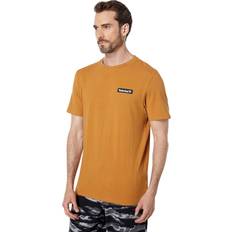 Timberland Unisex T-shirts Timberland Short Sleeve Woven Badge Tee Wheat Boot