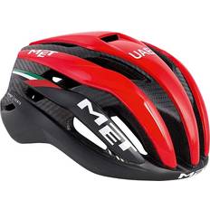 Met Herre Cykelhjelme Met Trenta 3K Carbon - Black/Red Raw Carbon