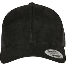 Herren - Leder Kopfbedeckungen Flexfit Cap Schwarz Casual One