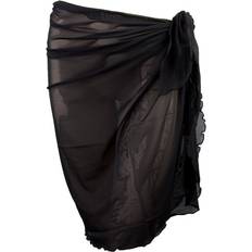 Damella Greta Basic Mesh Sarong Black One