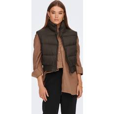 Only Gilet Only Short Puffer Waistcoat