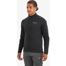 Montane Herre Jakker Montane Mens Fury Jacket Stretchy Fleecetrøje Black