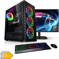 Kiebel PC Set Gaming TFT Raptor 10 16GB DDR4, NVIDIA RTX 4060 1TB