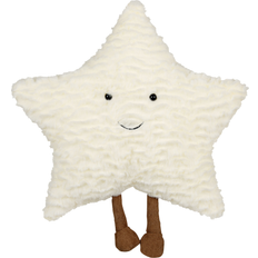 Bed Pillows Kid's Room Beliani Decorative Kids Cushion Star 40 x 40 cm White