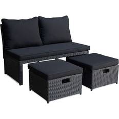 Sunfun Utemöbler Sunfun Lund Loungeset, Bord inkl. 1 Soffor