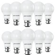 Light Bulbs Paul Russells 60W LED GLS Dimmable B22 Warm White Bulb White 10