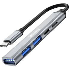 usb-c to 3xusb-a+2xusb-c 336-50