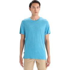 Icebreaker Men Clothing Icebreaker Merino Men's Standard Sphere II Short Sleeve Tee, Geo Blue Heather