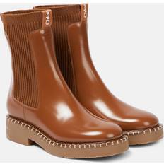 Chloé Chelsea Boots Chloé Women's Noua Stretch Ankle Boots Caramel