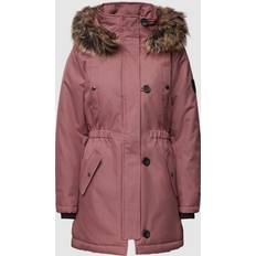 Donna - Rosa Giubbotti Only Iris Fur Winter Parka - Rosa