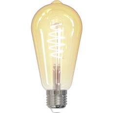 Yellow LED Lamps LUUMR Luumr Smart LED Bulb E27 ST64 Amber