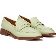 Grün Loafers Franco Sarto Edith Penny Loafer Spearmint Green Leather Slip On Fit, Almond Toe, Slip-On Fit Spearmint Green Leather