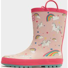 PETER STORM Kids' Unicorn Wellington Boots, Pink