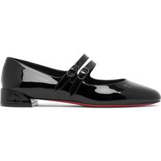 Christian Louboutin 40 Ballerinas Christian Louboutin Womens Black Sweet Jane Patent-leather Heeled Pumps Eur Women