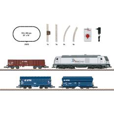 Märklin 81875, Jernbane- og togmodell, Monteringssett, Z 1:220 Modern Freight Service Starter Set with a Class 285 Diesel Locomotive, Alle kjønn, Metall, Plast