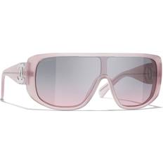 Chanel Femme Lunettes de soleil Chanel Femme Sunglass Shield CH5495 - Rose Clair