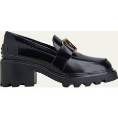 Tod's Scarpe Tod's Buckle Block Heel Loafers - Women's