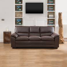 Brown Sofas Artemis Home Genoa Sofa 3 Seater