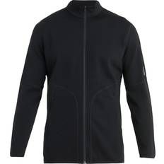 Icebreaker Herr Ytterkläder Icebreaker Men's Mer 560 Realfleece Elemtal II Long Sleeve Zip, XXL, Black