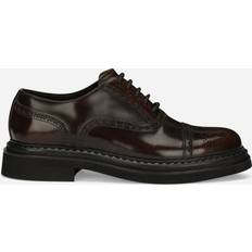 Dolce & Gabbana Oxford Dolce & Gabbana Brushed Calf Leather Oxford Shoes Marrone