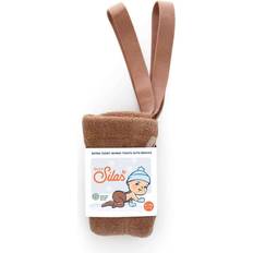 Glitter Pantyhoses Children's Clothing Silly Silas Teddy Warmy Footed Tights with Braces - Light Brown