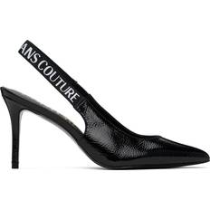 Versace Jeans Couture Forhøjede Hælede Mules Til Kvinder - Sort
