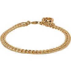 A.P.C. Gold Minimal Bracelet RAA OR