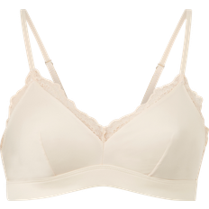 Understatement Pehmeät Rintaliivit Satin Lace Bralette - Luonnonväri