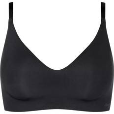 Sloggi Womens ZERO Microfibre 2.0 Bralette Black Polyamide