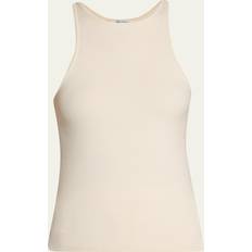 Lana Canottiere Max Mara Alfeo Compact Knit Vest - Ivory