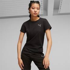 Puma Damen Oberteile Puma T-shirt Schwarz Regular Fit für Damen 2XS