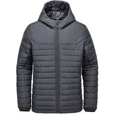 Stormtech Mens Nautilus Quilted Hooded Jacket Black/Blue