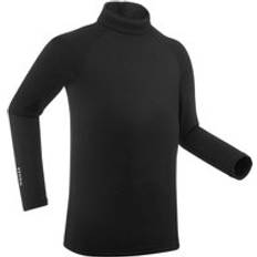 Schwarz Basisschicht Wedze Kids’ Ski Base Layer Top Bl500 Black