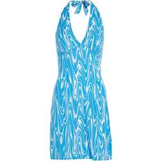 Tommy Hilfiger Mujer Vestidos Tommy Hilfiger Psychedelic Halter Dress - Blue