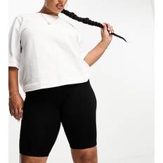 ASOS ASOS DESIGN Curve basic legging shorts in black22