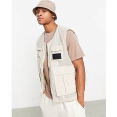 Calvin Klein Ropa de abrigo Calvin Klein Jeans Mesh Ripstop Utility Vest Beige