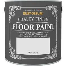 Rust-Oleum Golvfärger - Grå Målarfärg Rust-Oleum Kalkfärg Golvfärg Winter Golvfärger Grå 2.5L